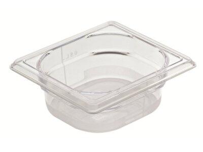 BAC GASTRONORME EN COPOLYESTER GN 1/6 PROFONDEUR 6.5 CM