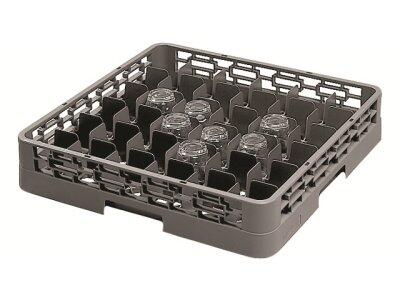 PANIER DE BASE AVEC CLOISONS POUR 36 VERRES INCLINÉS