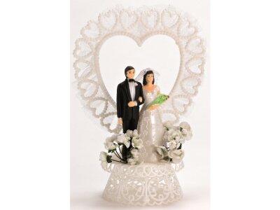 SUJETS DE MARIAGE "COUPLE SONIA " H 22 CM X2