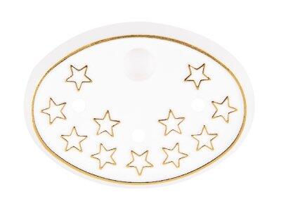 BASES BLANCHES POUR BOUGIE ET ANNÉE DE NAISSANCE X10