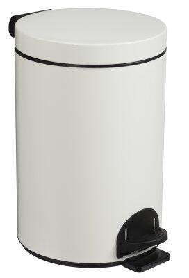 POUBELLE A PEDALE SANELIA  14L  BLANC