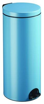POUBELLE A PEDALE SANELIA  30L  BLEU 5024 MAT LISSE