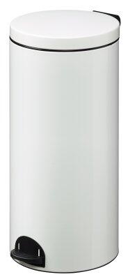POUBELLE A PEDALE SANELIA  30L  BLANC