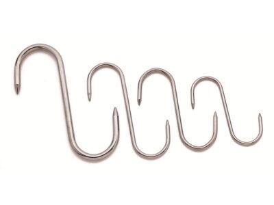 ESSES DE BOUCHERIE INOX 2 POINTES 18 CM DIAMÈTRE 6 MM X10