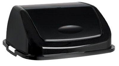 COUVERCLE BASCULANT 50L CLAP NOIR  NOIR / NOIR