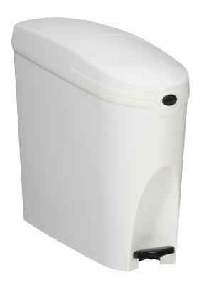 POUBELLE HYGIENE FEMININE PLASTIQUE FEMINA  20L  BLANC