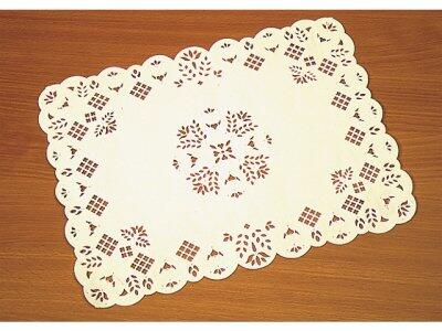 DENTELLES EN PAPIER BLANCHES INGRAISSABLES  400X300 MM X250