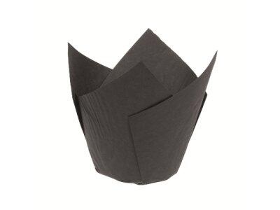 CAISSETTES DE CUISSON TULICUP EN PAPIER NOIR Ø 50 H80 MM X200