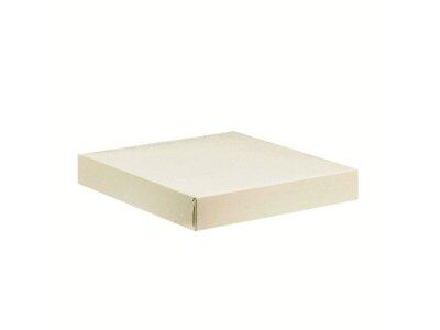 BOÎTES À TARTE EN CARTON BLANC H50 MM 200X200 MM X50