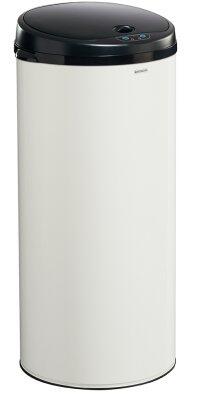 POUBELLE A OUVERTURE AUTO  45L  SENSITIVE  BLANC