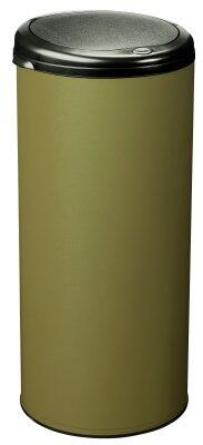 POUBELLE A OUVERTURE MANUELLE 45L HANDTOUCH GRIS OLIVE MAT