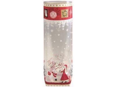 SACHETS CONFISERIES DÉCORÉS PÈRE NOËL 120X275MM X100