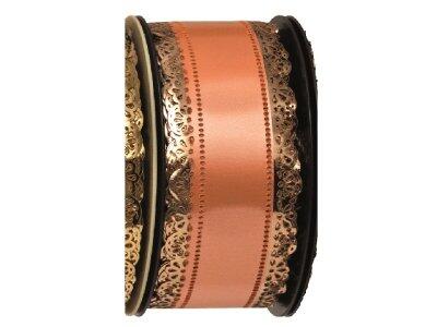 RUBANS CHARLOTTE 23 M À DENTELLE LARGEUR 50 MM OR