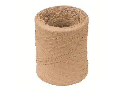 BOBINE 200M DE RAPHIA POLYPROPYLÈNE 15 MM, BEIGE