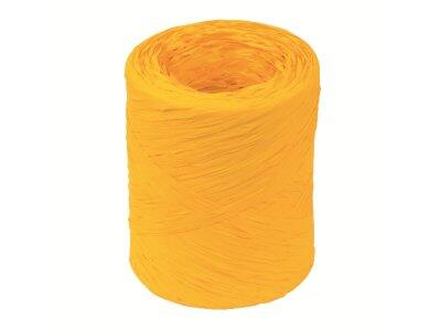 BOBINE 200M DE RAPHIA POLYPROPYLÈNE 15 MM, JAUNE D'OEUF