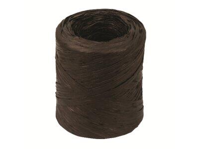 BOBINE 200M DE RAPHIA POLYPROPYLÈNE 15 MM, CHOCOLAT