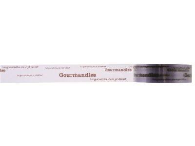 RUBAN PÂTISSIER 200 MEN PP 60 MICRONS H45 MM