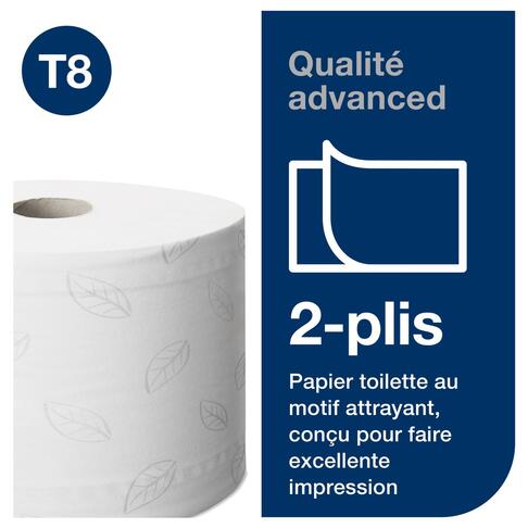 Papier toilette à dévidage Central Tork SmartOne T8 X6 - 2