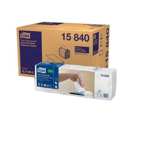SERVIETTE POUR DISTRIBUTEUR 21.3X33CM TORK® XPRESSNAP® N4 2 PLIS BLANC X4000 - 2