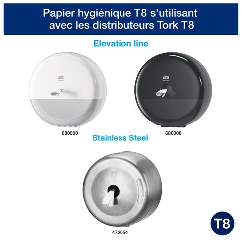 Papier toilette à dévidage Central Tork SmartOne T8 X6 - 5
